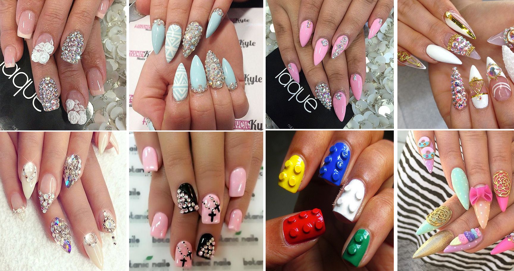 3. Cute and Simple 3D Nail Designs - wide 7