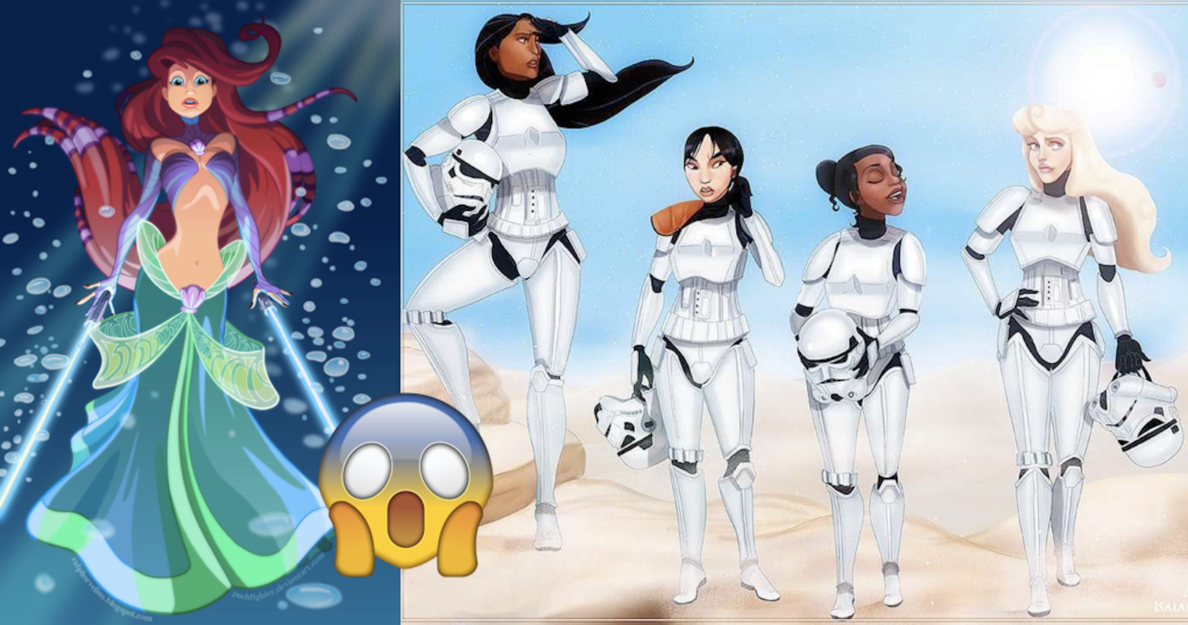 Disney Characters Reimagined In The Star Wars Universe 