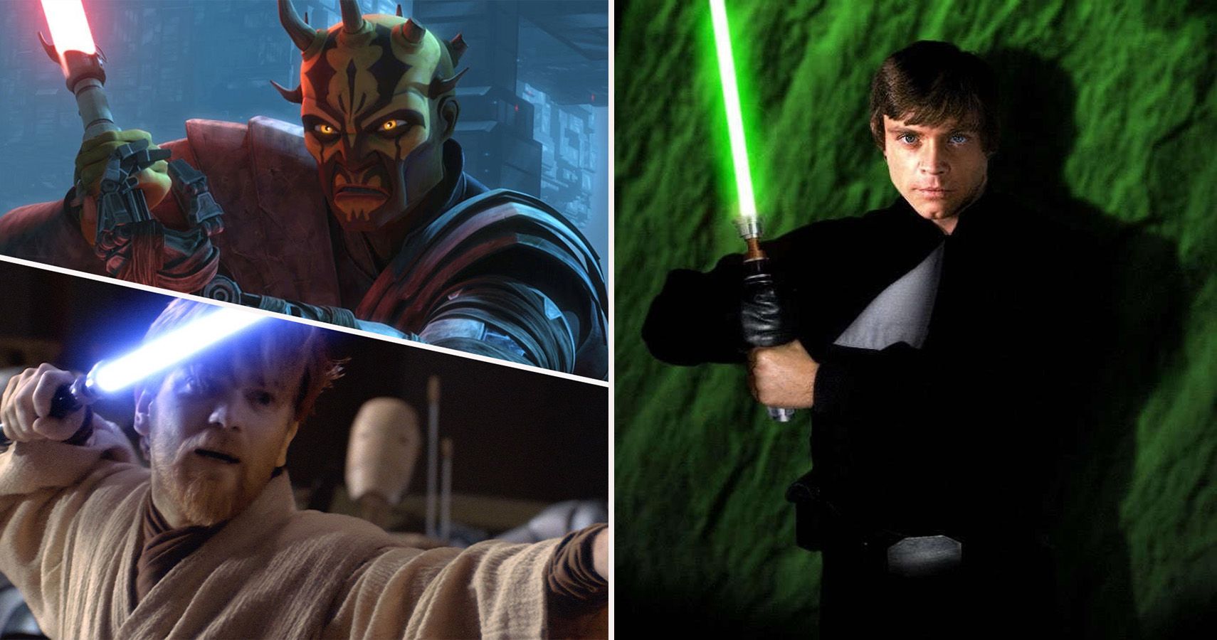 Star Wars The 25 Best Lightsabers From Weakest To Most Powerful Officially Ranked