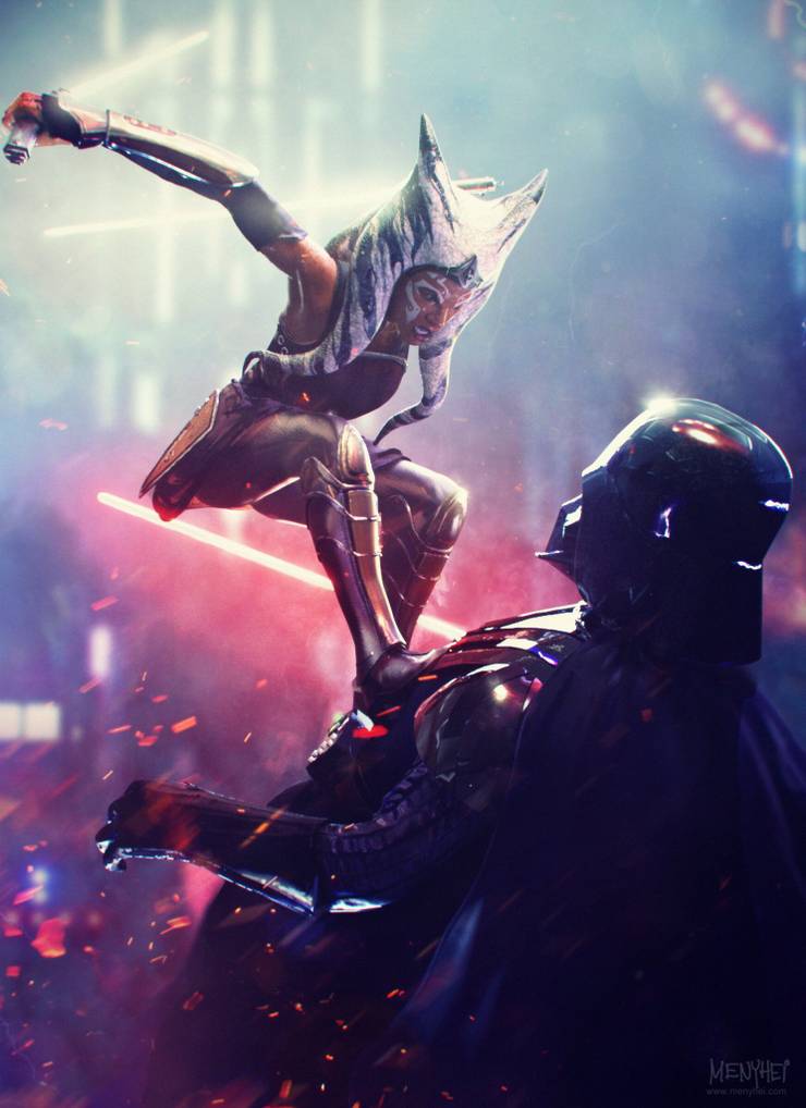 picture Ahsoka And Darth Vader Fan Art https www thethings com darth vader fan art pics better than disney