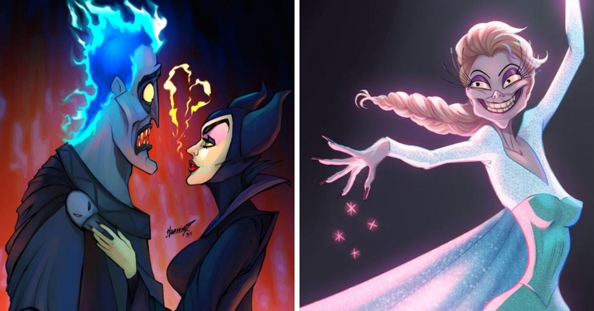 15 Fan Art Pics Of Disney Villains We Can't Unsee TheThings