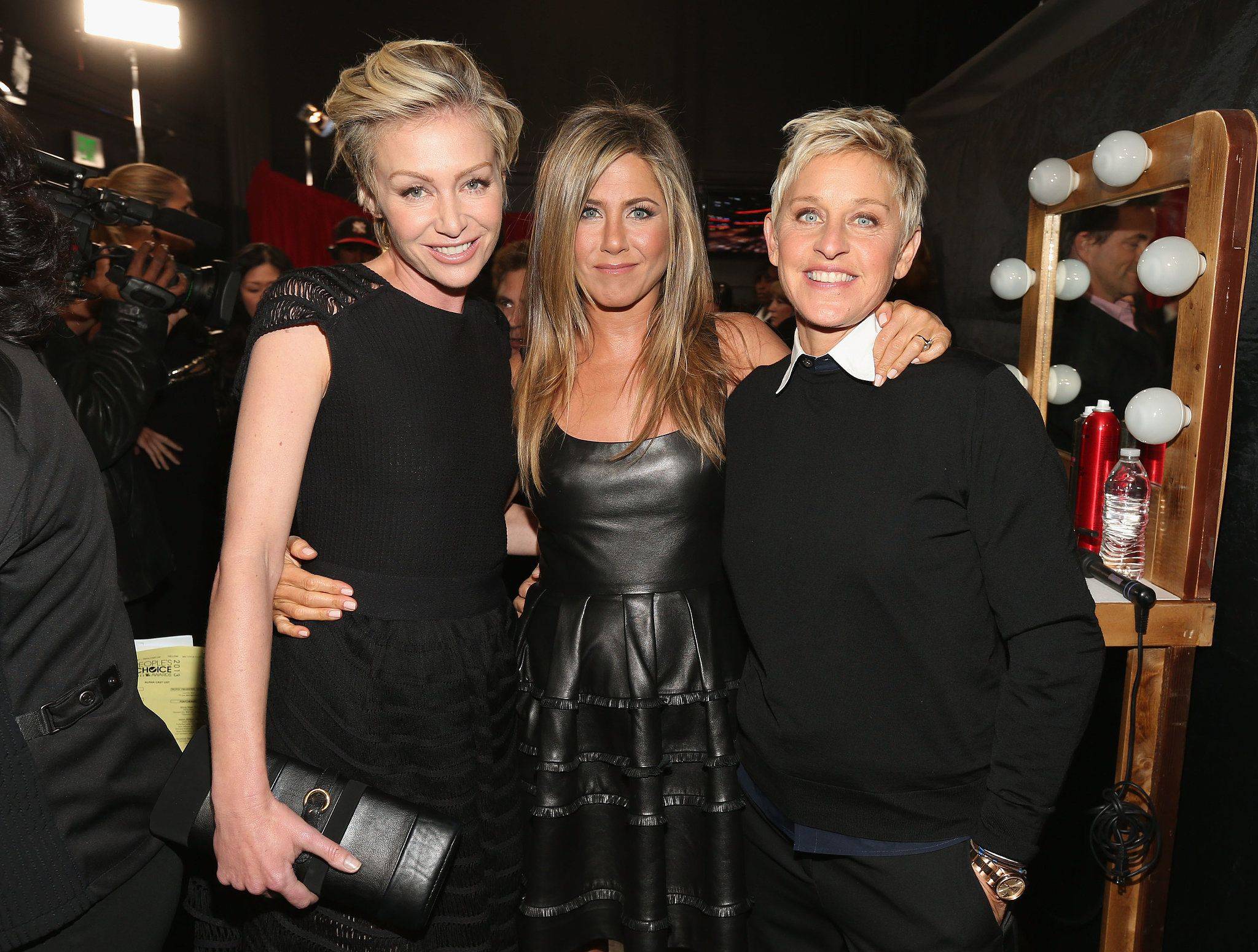 Ellen DeGeneres Jennifer Aniston 2013