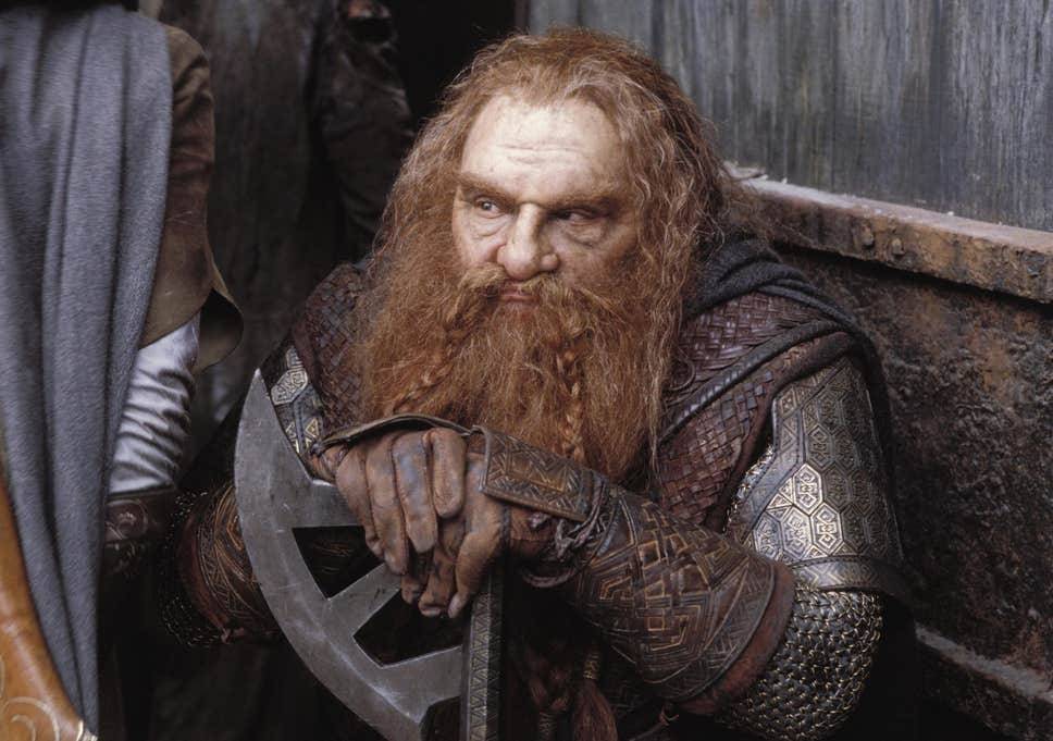 John Rhys-Davies în Lord of the Rings