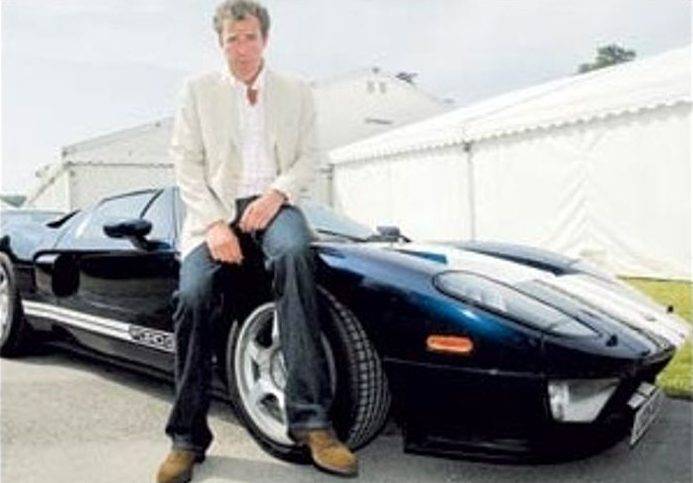 Jeremy Clarkson i Ford GT