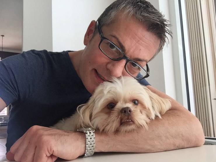 Randy Fenoli e o seu cão