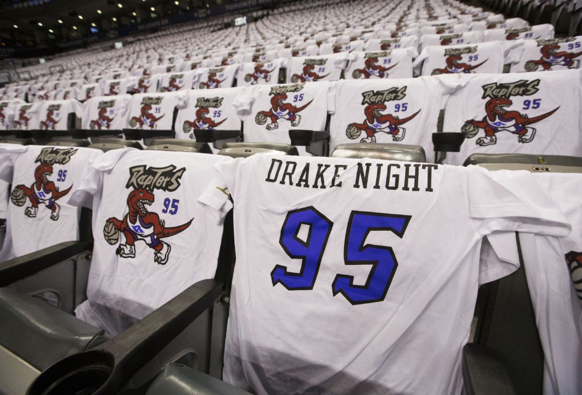 drake night raptors jersey