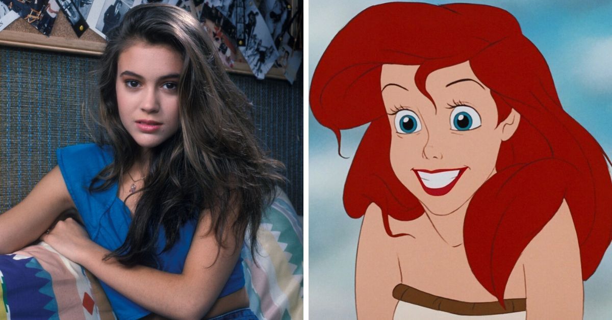 Princess Ariel Was Inspired By Alyssa Milano Here S How These Disney Characters Came To Be