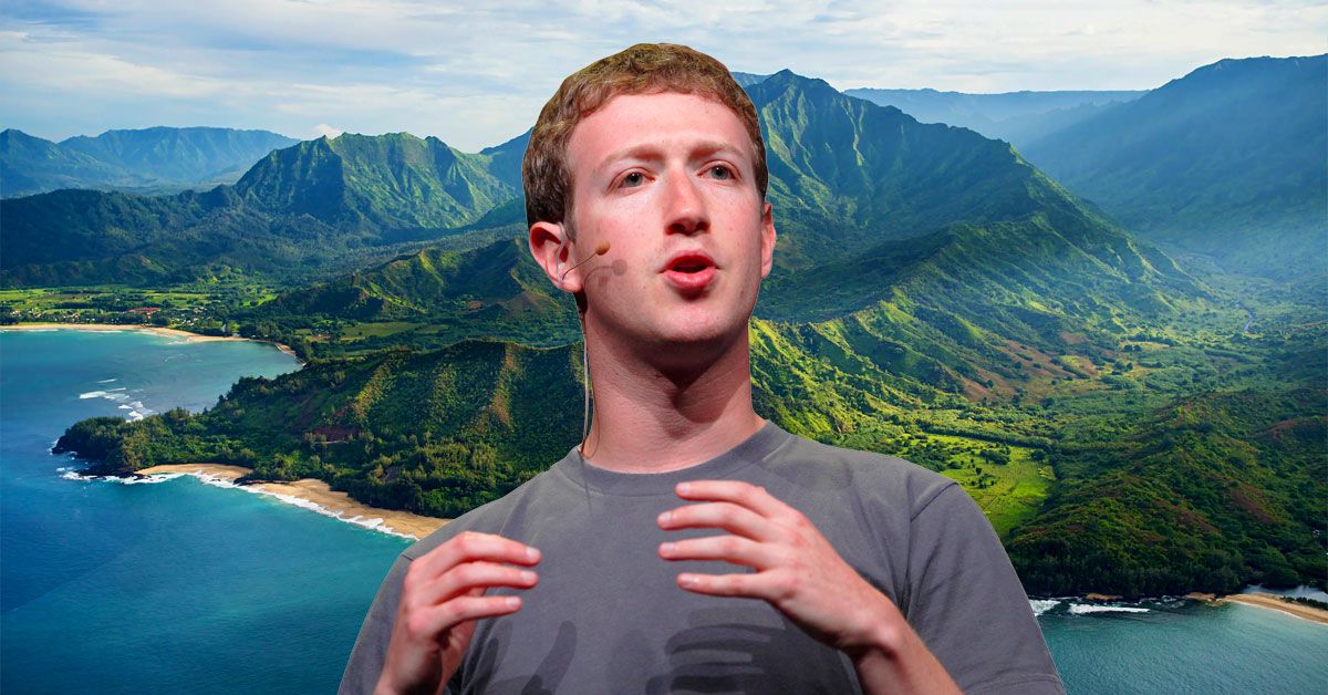 Mark Zuckerberg Does Away With Philanthropy After Evicting Hawaiians To.