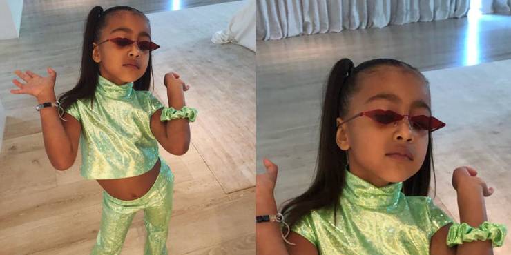 Cute Girly Outfits For Kids 106 North West green outfit